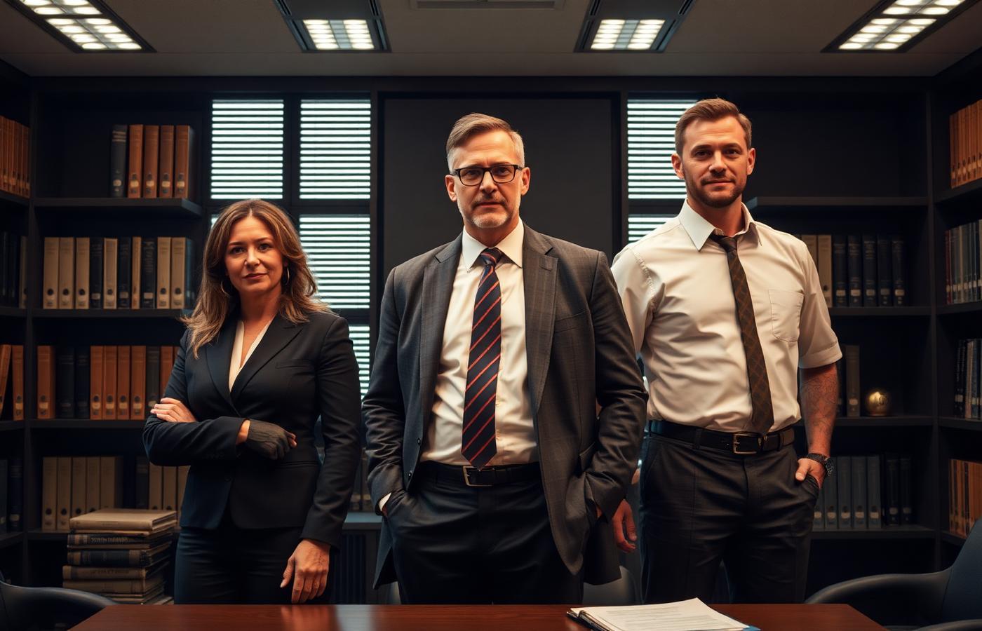 Investigation team in Pasadena office