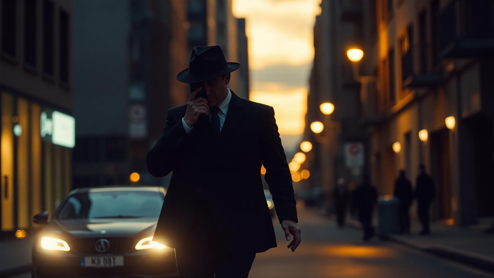 Private investigator on assignment in Pasadena